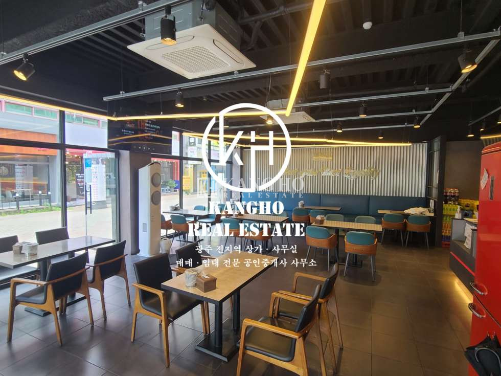 전남광주 광산구 쌍암동 [첨단 쌍암동 상가 임대] 오피스텔밀집지역 1층코너자리 프렌차이즈 양도 월세 매물번호 37178 사진 2