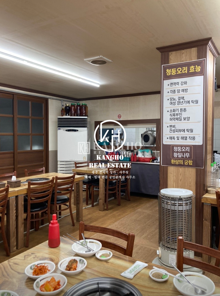 전남광주 북구 양산동 주건축물제1동 [양산동 상가 임대] 25시참숯구이 맞은편 고기 구이 회포차 식당 추천 월세 매물번호 42197 사진 1