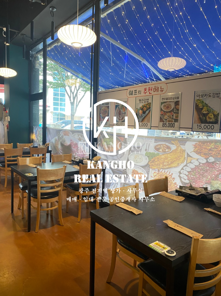 전남광주 북구 신용동 [첨단2지구 신용동 상가 임대] 호반2차 후문라인 쭈꾸미 낙지 각종요식업 추천 월세 매물번호 68325 사진 3
