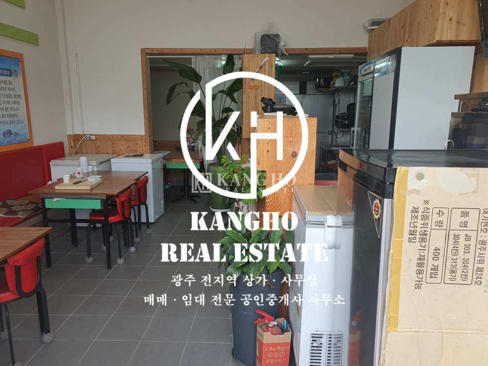 전남광주 북구 신용동 토담빌딩동 [첨단2지구 신용동 상가 임대] 대로변 홀주방시설완비 각종요식업 추천 월세 매물번호 86222 사진 1