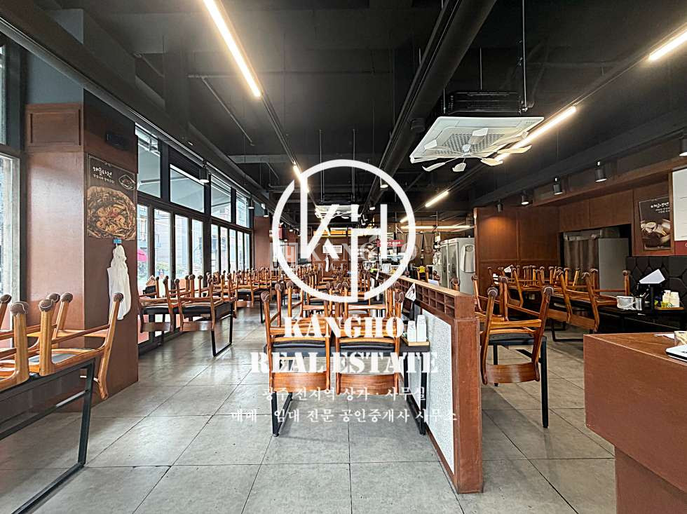 전남광주 광산구 장덕동 [장덕동상가임대] 장덕먹자초입 식당임대, 점심저녁유동활발, 코너상가로 노출도좋음, 시설완비, 권협의 월세 매물번호 102738 사진 1
