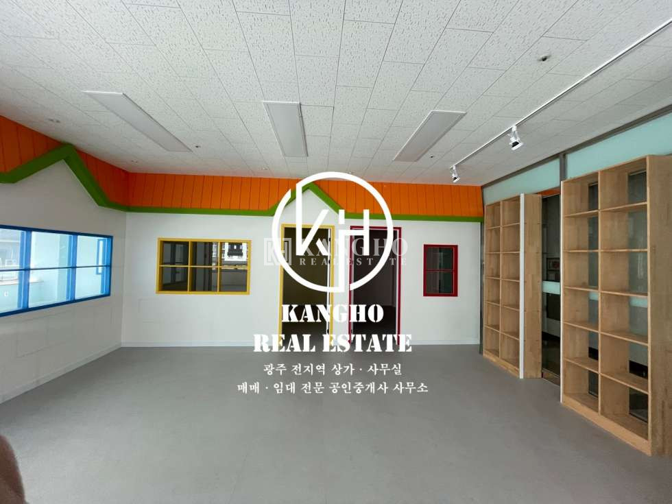 전남광주 북구 신용동 [첨단2지구 신용동 상가 임대] 호반2차 후문라인 4F 전용58 학원 사무실 추천 월세 매물번호 27685 사진 2