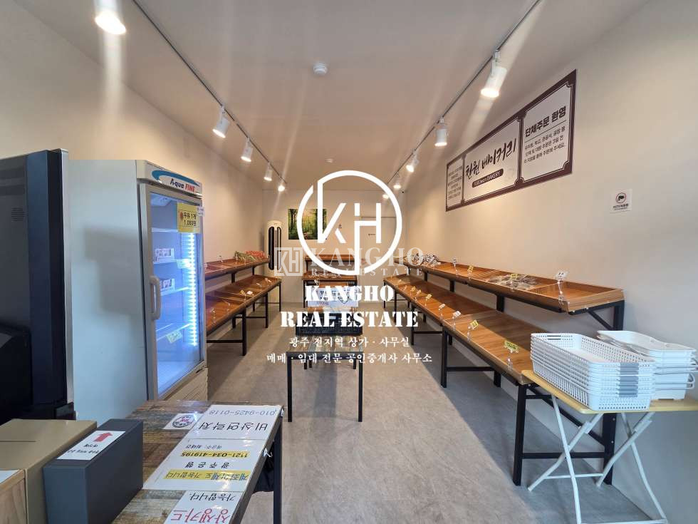 전남광주 동구 산수동 주1동 [산수동 상가 임대] 두암타운사거리 도로변 상가 내부깔끔 월세 매물번호 258819 사진 2