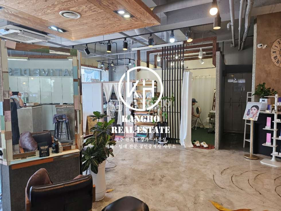 전남광주 북구 신용동 [첨단2지구 신용동 상가 임대] 신용도서관 도보1분 2F 면 좋은코너 체인미용실 추천 월세 매물번호 258842 사진 2