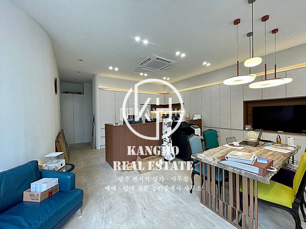 전남광주 광산구 장덕동 [장덕동 상가임대] 내부사진有, 코너자리, 전면넓음, 인테리어 최상, 모든업종가능, 주차편리 월세 매물번호 73494 사진 2