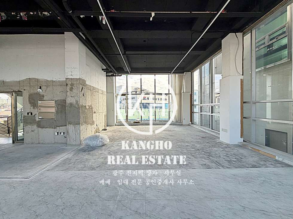전남광주 광산구 장덕동 [장덕동 상가임대] 다이소 사거리 대로변, 철거완료 된 무권리 상가, 층고높음, 층전체사용, 모든업종가능 월세 매물번호 10933 사진 1