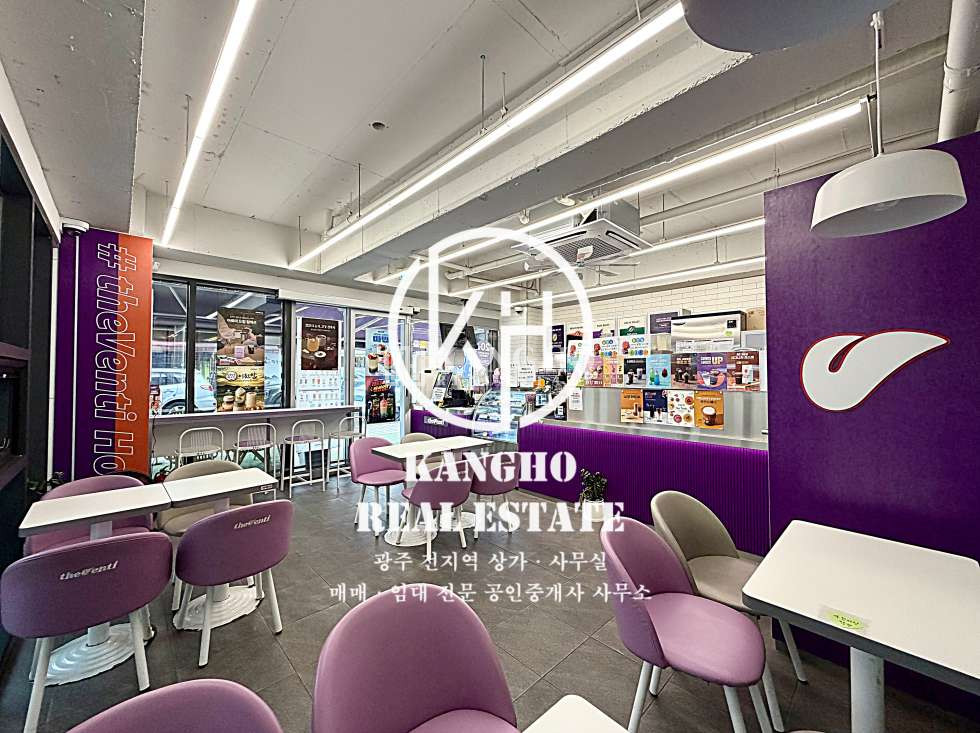 전남광주 광산구 장덕동 [장덕동상가임대] 장덕먹자골목,프랜차이즈커피숍양도양수,현성업중,매출공개가, 유동활발 월세 매물번호 102742 사진 3