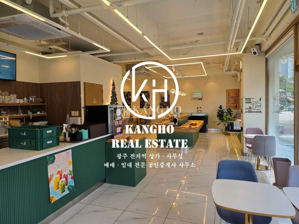 전남광주 광산구 수완동 수완동 수완병원 대로변 코너위치한 카페 디저트 상가임대! 내부시설완비! 월세 매물번호 264962 사진 2