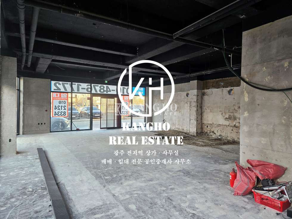 전남광주 광산구 수완동 수완동 지구대대로변 노출도 좋은 공실 상가임대! 각종요식업 추천입지! 월세 매물번호 90229 사진 4