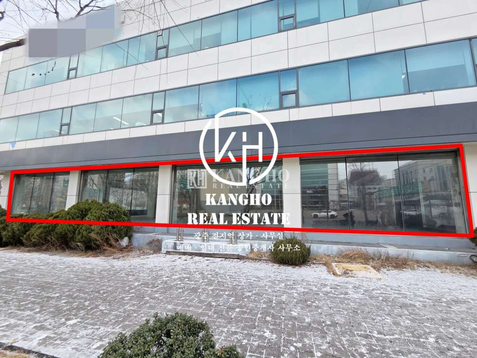 전남광주 광산구 우산동 [우산동 상가 임대] 사무실・판매점・프랜차이즈・무진대로변1층・무권리공실 월세 매물번호 91856 사진 1