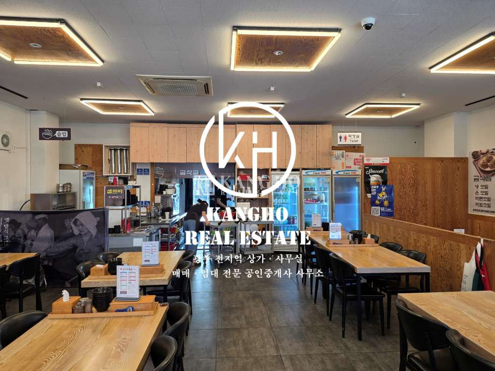 전남광주 서구 동천동 동천동 통계청 천변위치 메인도로변 식당&요식업 상가임대! 월세 매물번호 292377 사진 4
