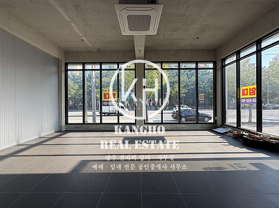 전남광주 광산구 장덕동 [장덕동 상가임대] 차량통행량 많은 대로변 공실상가 임대, 노출도최상, 시스템에어컨1, 주차편리, 즉시입주가 월세 매물번호 293470 사진 2