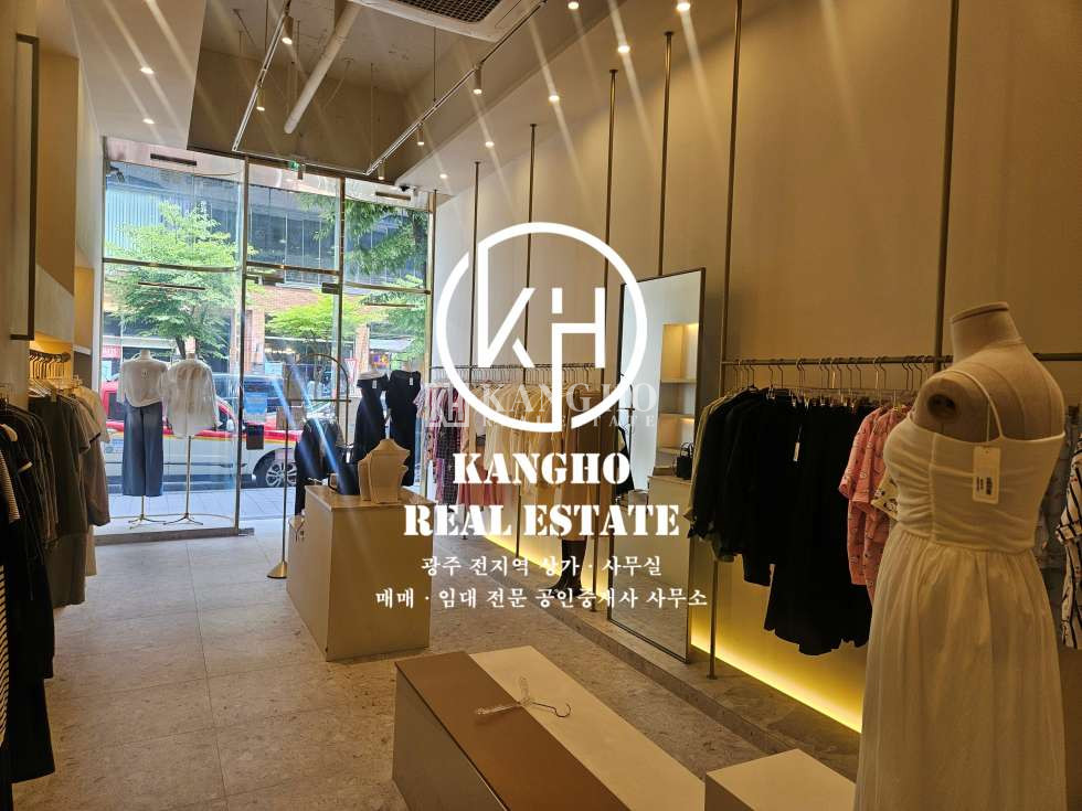 전남광주 광산구 쌍암동 첨단 쌍암동 시너지 메인도로변에 위치한 내부깔끔한 상가임대! 월세 매물번호 189352 사진 2