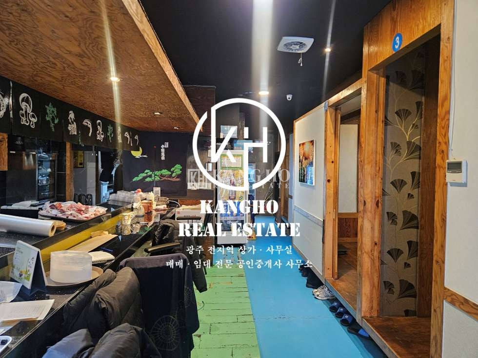 전남광주 서구 치평동 치평동 시청옆 먹자골목쪽에 위치한 무권리 상가임대! 점심 저녁 유동많음! 식당등 각종요식업추천! 월세 매물번호 102728 사진 1