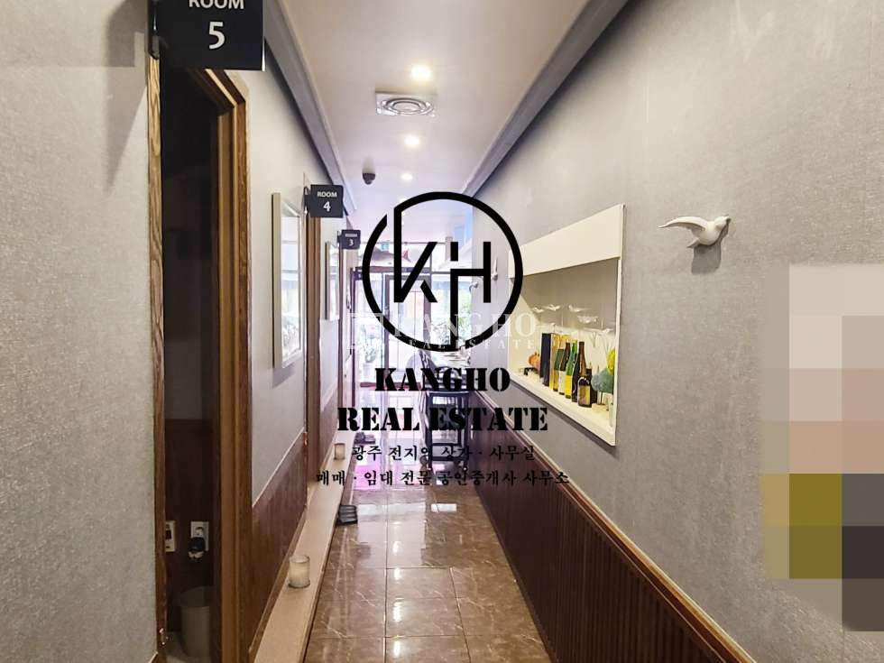 전남광주 광산구 쌍암동 [첨단 쌍암동 상가 임대] 유동많은 메가커피 사거리 내부깔끔한 고급일식집 양도 월세 매물번호 38987 사진 3