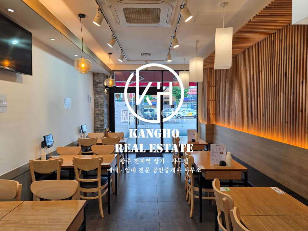 전남광주 서구 동천동 동천동 하남대로변에 위치한 내부깔끔한 식당임대! 모든업종가능! 월세 매물번호 293480 사진 3
