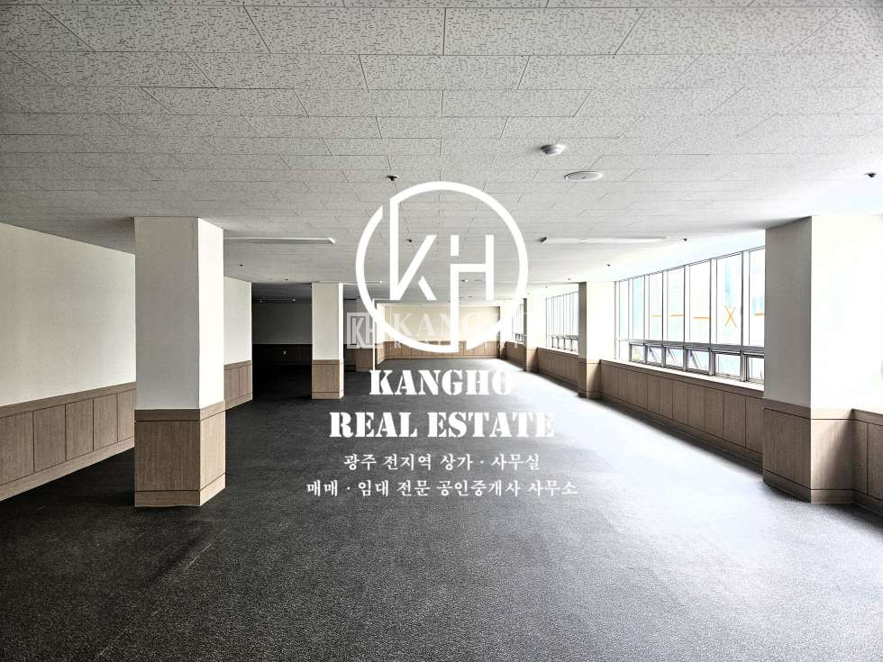 전남광주 서구 치평동 영효빌딩동 [치평동 상무지구 상가 임대]공실상가｜식당 사무실 체육시설다용도｜기본천장바닥완비 월세 매물번호 46630 사진 1