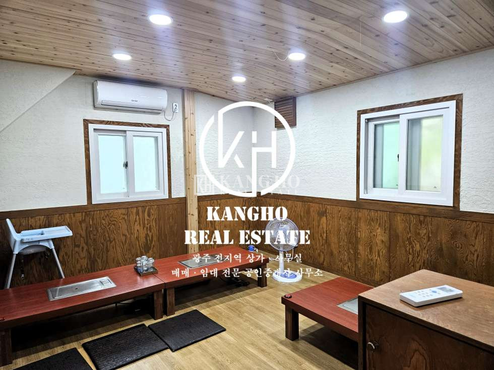 전남광주 서구 동천동 [동천동 상가 임대]식당 고기 구이 각종요식업｜시설상태최상 1층단독사용 월세 매물번호 29173 사진 5