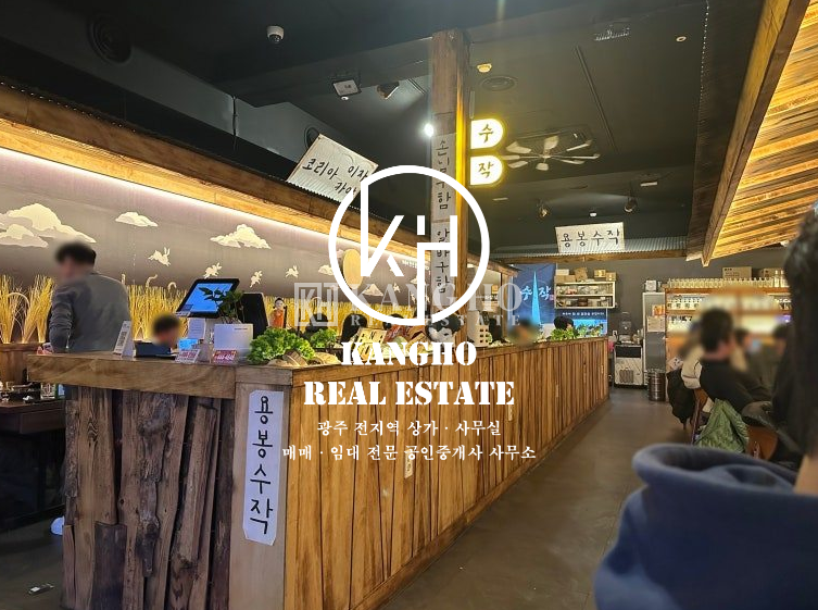 전남광주 북구 용봉동 [용봉동 상가 임대] 전철우사거리 요리주점 권협의 월세 매물번호 264953 사진 4