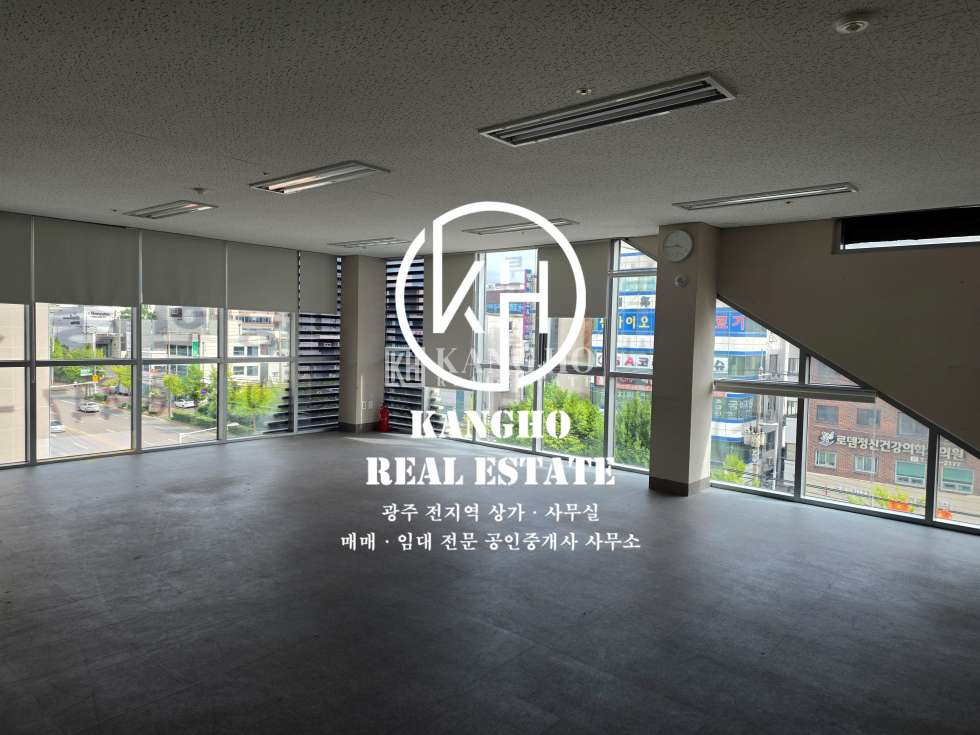전남광주 서구 내방동 내방동 쌍촌역 4번출구 바로 앞 4층 공실 상가임대! 내부 완전 깔끔! 월세 매물번호 318645 사진 1