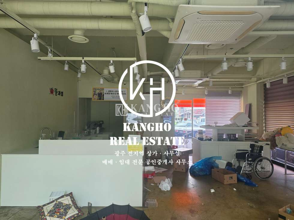 전남광주 서구 동천동 [동천동 상가 임대]3단지 앞 코너위치! 주변 아파트 및 먹자상권 밀집 월세 매물번호 49645 사진 1