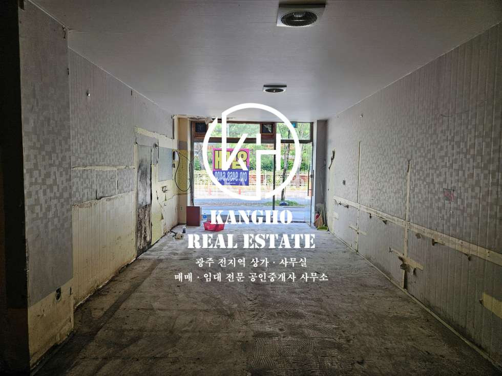 전남광주 광산구 신가동 신가동 대방1차앞 공실 상가임대! 렌탈프리 6개월제공! 월세 매물번호 176491 사진 2