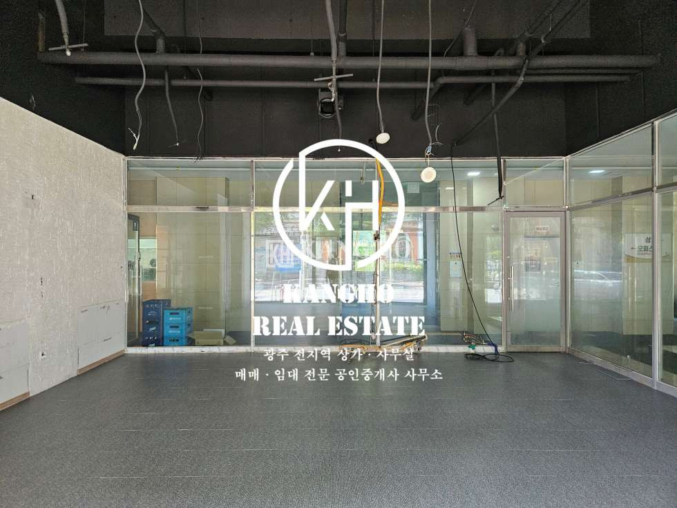 전남광주 서구 농성동 농성동 지오스테이션 오피스텔 1층 공실 상가! 도로변위치! 월세 매물번호 117346 사진 3