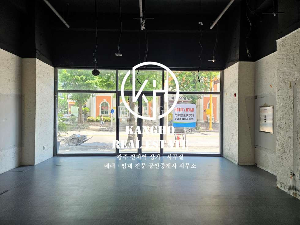 전남광주 서구 농성동 농성동 지오스테이션 오피스텔 1층 공실 상가! 도로변위치! 월세 매물번호 117346 사진 4