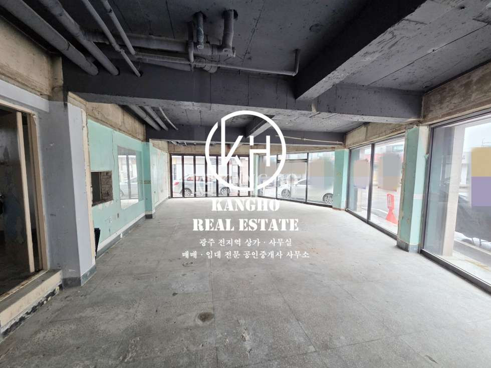 전남광주 광산구 도산동 [도산동 상가 임대] 카페・미용실・먹자라인・코너자리・도로변1층・무권리공실 월세 매물번호 95966 사진 1