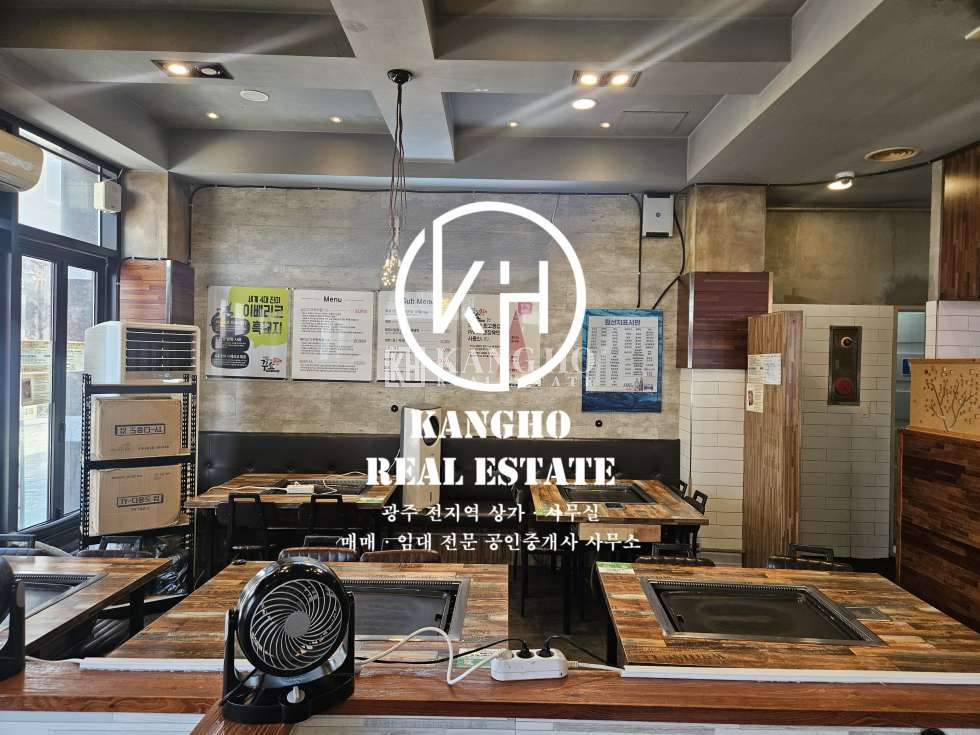 전남광주 광산구 수완동 수완동 수완지구 지구대 건너편 먹자골목 중심에 위치한 식당 임대! 월세 매물번호 10718 사진 4