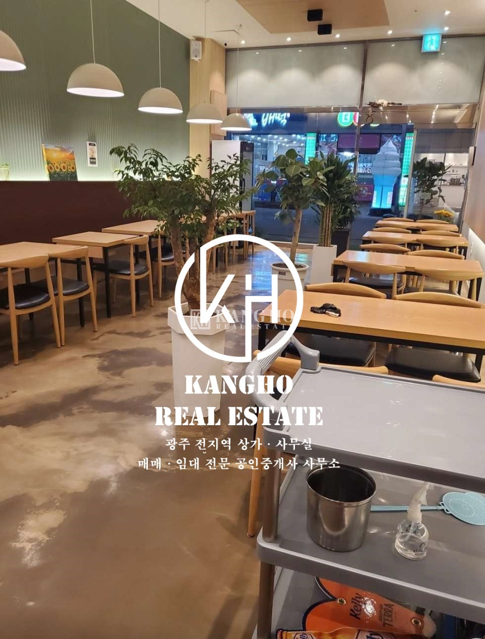전남광주 북구 신용동 [신용동 첨단2지구 상가 임대] 음식점시설완비 한식중식일식양식 추천 월세 매물번호 27675 사진 3