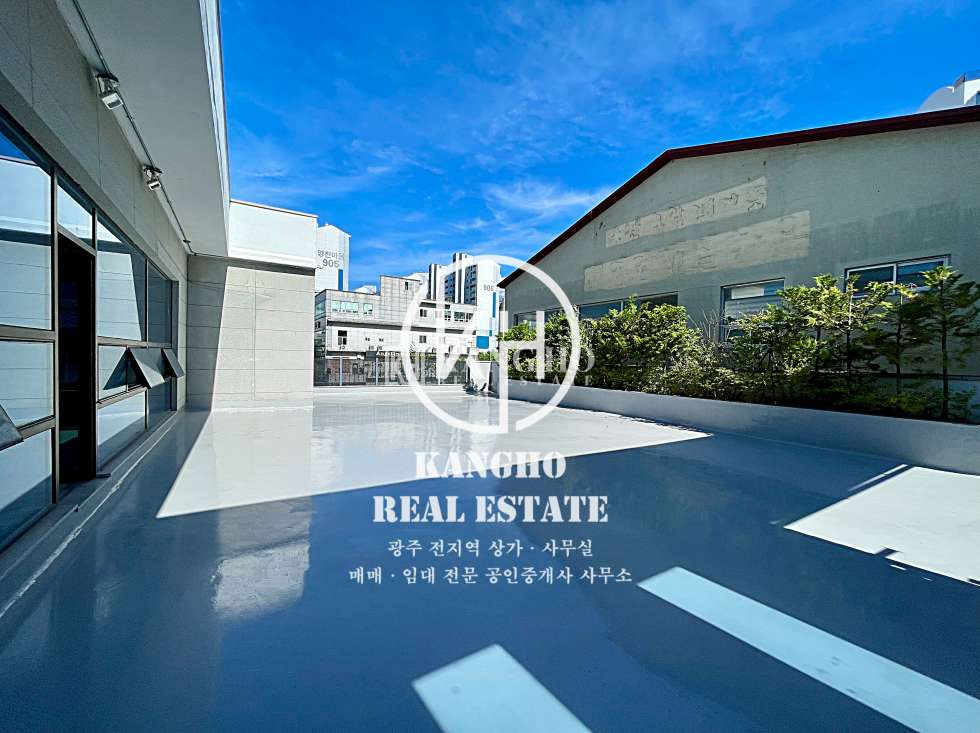 전남광주 광산구 하남동 KangHo l 내부사진有, 현공실, 내부철거, 테라스, 모든업종가능 월세 매물번호 42073 사진 6