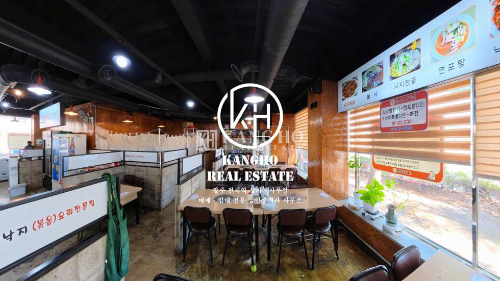전남광주 서구 치평동 [VR내부투어]김대중컨벤션부근 식당시설 완비된 요식업 상가임대! 월세 매물번호 88944 사진 3