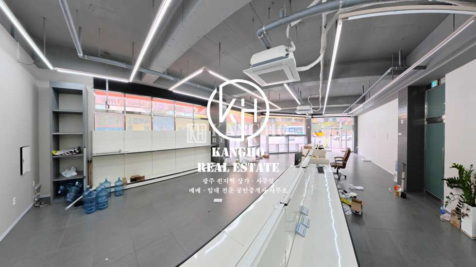 전남광주 서구 금호동 주건축물제1동 [VR내부투어]금호쌍용대로변 삼거리 코너! IC근접! 접근성 광고효과 교통편의 최상 월세 매물번호 348017 사진 1