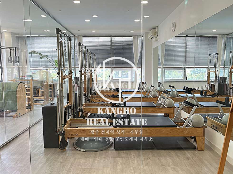전남광주 광산구 장덕동 【장덕동상가임대】 필라테스・ 요가 추천, 인테리어 완비, 샤워시설, 오피스상권 월세 매물번호 78274 사진 2