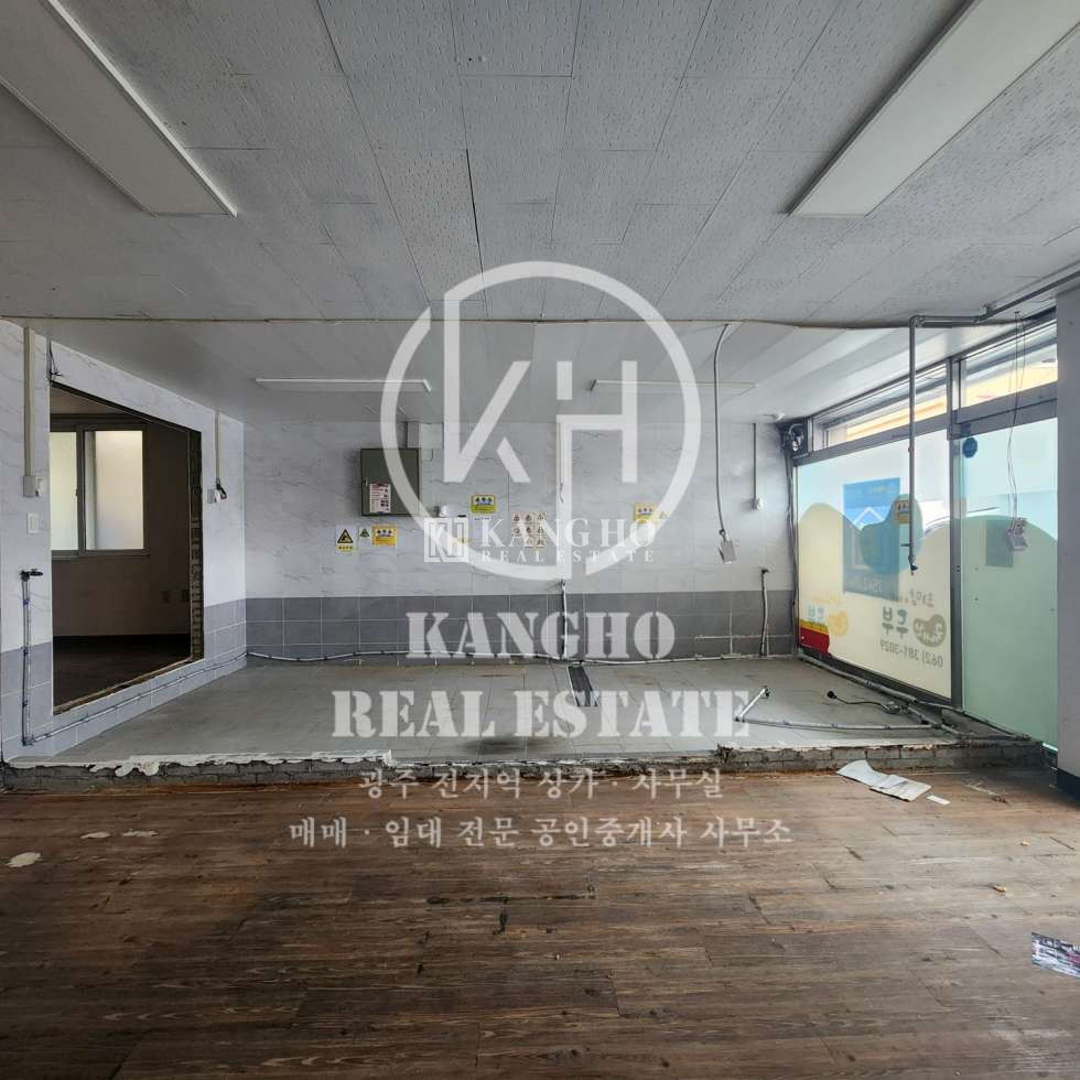 전남광주 서구 화정동 [화정동 상가임대] KangHO 무권리 공실, 주방설비갖춤, 구청연계사업추천 월세 매물번호 69033 사진 1