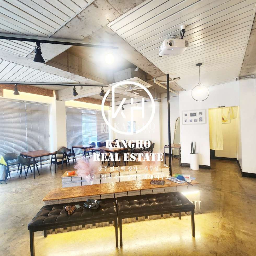 전남광주 서구 쌍촌동 쌍촌동) 권리있음, 코너면폴딩도어, 개방감우수, 다용도점포 월세 매물번호 59256 사진 2