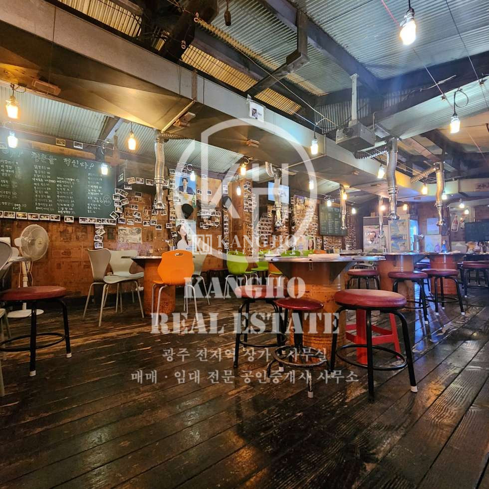 전남광주 서구 화정동 [화정동 상가임대] KangHo 1500/150 감성인테리어 포차 창업용 매장 월세 매물번호 69134 사진 2