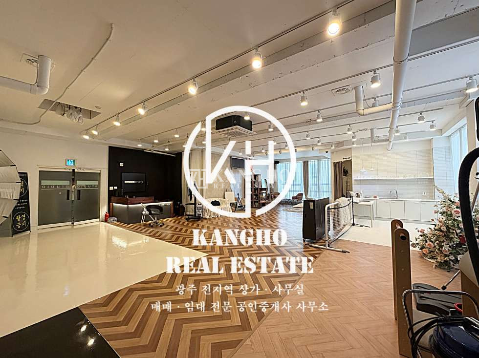 전남광주 광산구 장덕동 [장덕동상가임대] 아파트앞,상가밀집,코너상가,스튜디오・사무실・필라테스・요가,테라스공간,월세저렴 월세 매물번호 102077 사진 2