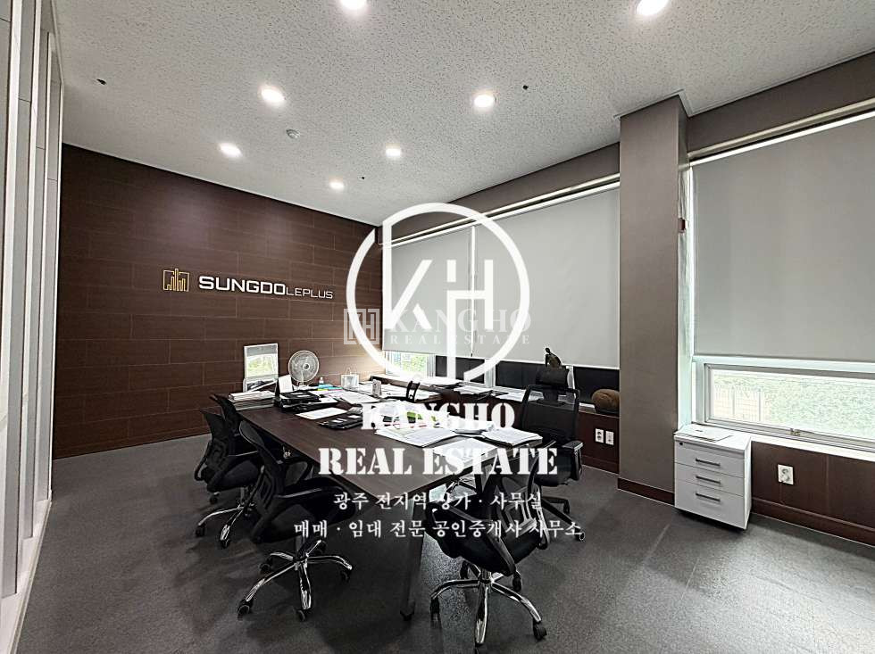 전남광주 광산구 하남동 [하남동상가임대] 엔젤리너스 대로변, 대형사무실, 3층단독사용, 인테리어완비, 즉시입주가 월세 매물번호 126112 사진 2