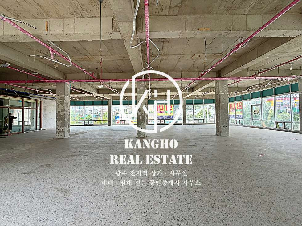 전남광주 광산구 하남동 [하남동상가임대] 대로변 2층 공실상가임대, 층단독사용, 전면넓음, 노출도최상, 모든업종가 월세 매물번호 126115 사진 2