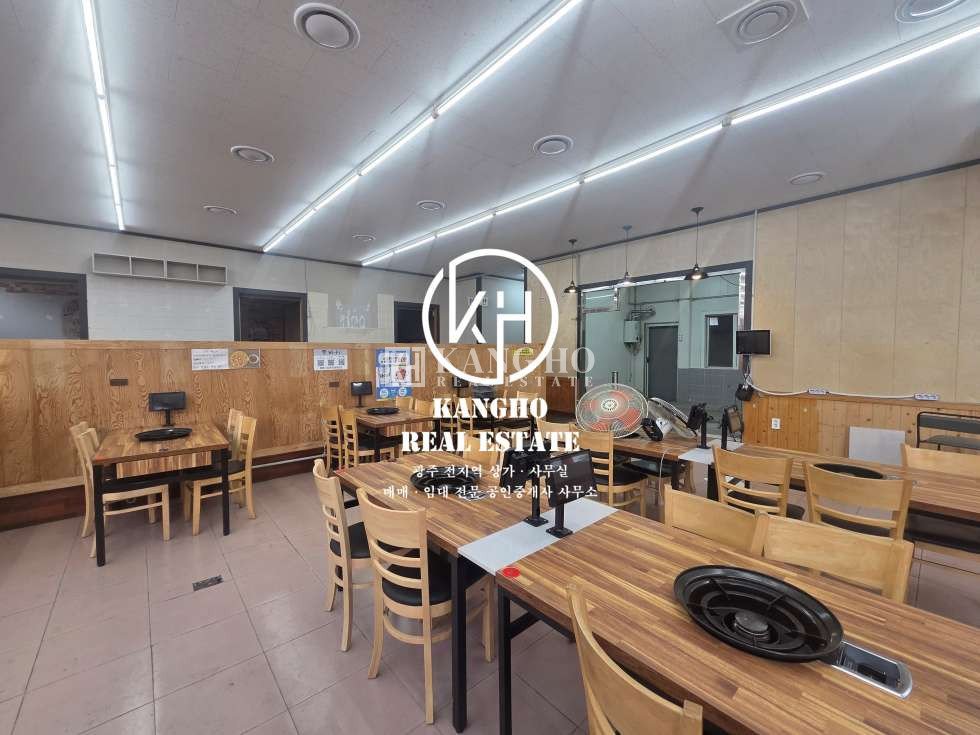 전남광주 북구 본촌동 [본촌동 상가 임대] 지산중사거리 면 좋은 코너공실 식당 추천 월세 매물번호 47443 사진 3
