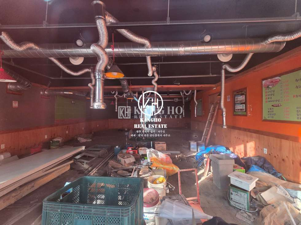 전남광주 북구 오치동 [오치동 상가 임대] 오치주공1,2단지 상권 현공실・ 고깃집 식당 추천 월세 매물번호 66133 사진 2
